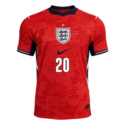 Tricouri Fotbal Anglia PALMER #20 Deplasare Cupa Mondială 2026 Authentic