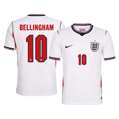 Tricouri Fotbal Anglia BELLINGHAM #10 Acasă Cupa Mondială 2026