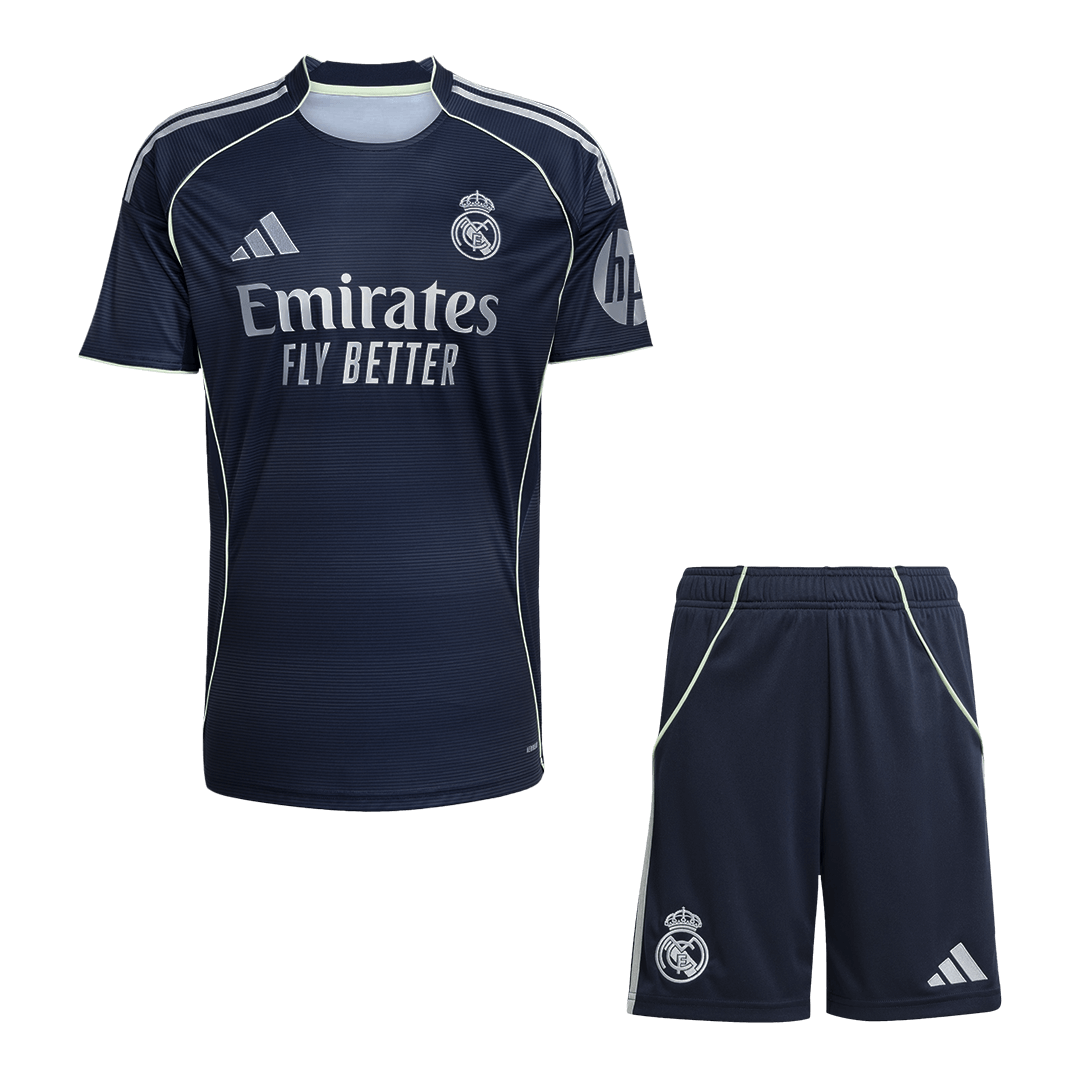 Set Tricouri Fotbal Real Madrid Deplasare 2025/26 - Premium