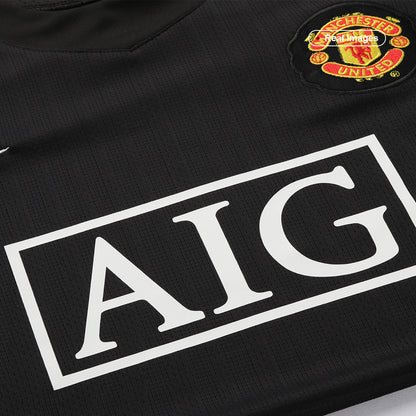 Tricouri Fotbal Vintage Manchester United ROONEY #10 Deplasare 2007/08