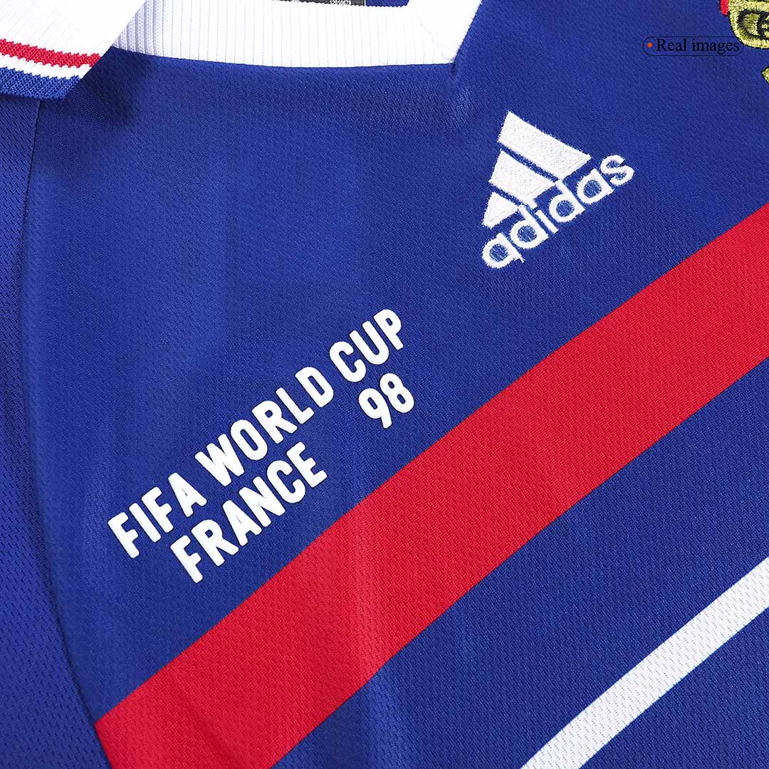 Tricouri Fotbal Vintage Franța HENRY #12 Acasă 1998