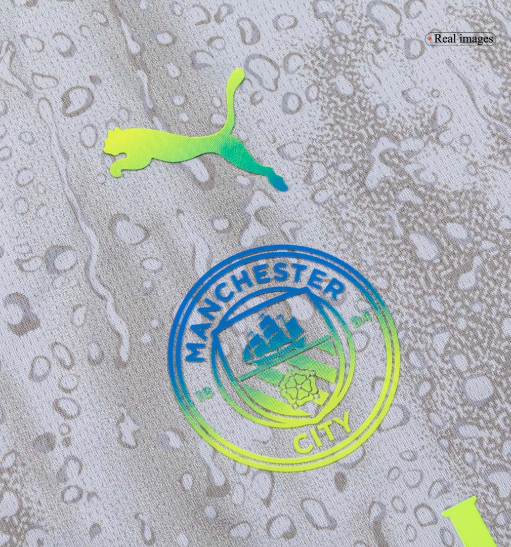 Set Tricouri Fotbal Manchester City Treilea 2025/26 Pentru Copii
