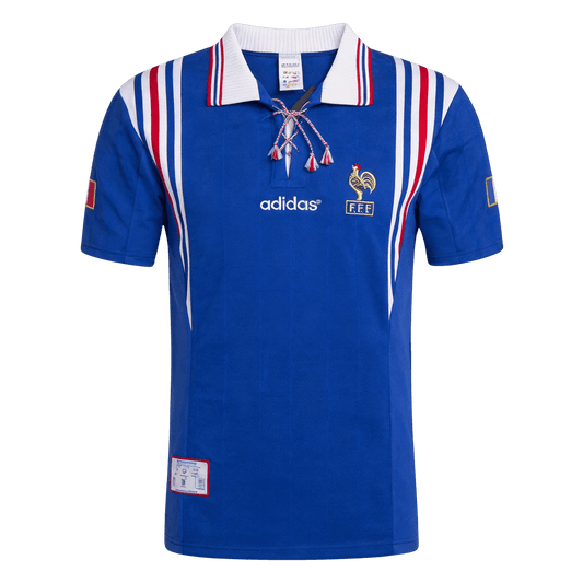 Tricouri Fotbal Vintage Franța Acasă 1996