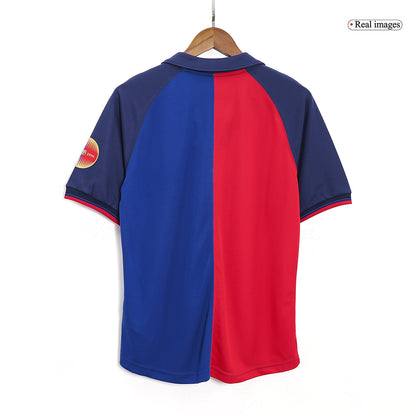 Tricouri Fotbal Vintage Barcelona Acasă 1999/00