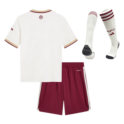 Set Tricouri Fotbal Arsenal Treilea 2025/26 Pentru Copii