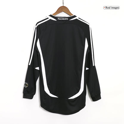 Tricouri Fotbal Vintage Real Madrid Deplasare 2006/07 Mânecă Lungă