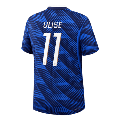 Tricouri Fotbal Franța OLISE #11 Acasă Cupa Mondială 2026 Authentic