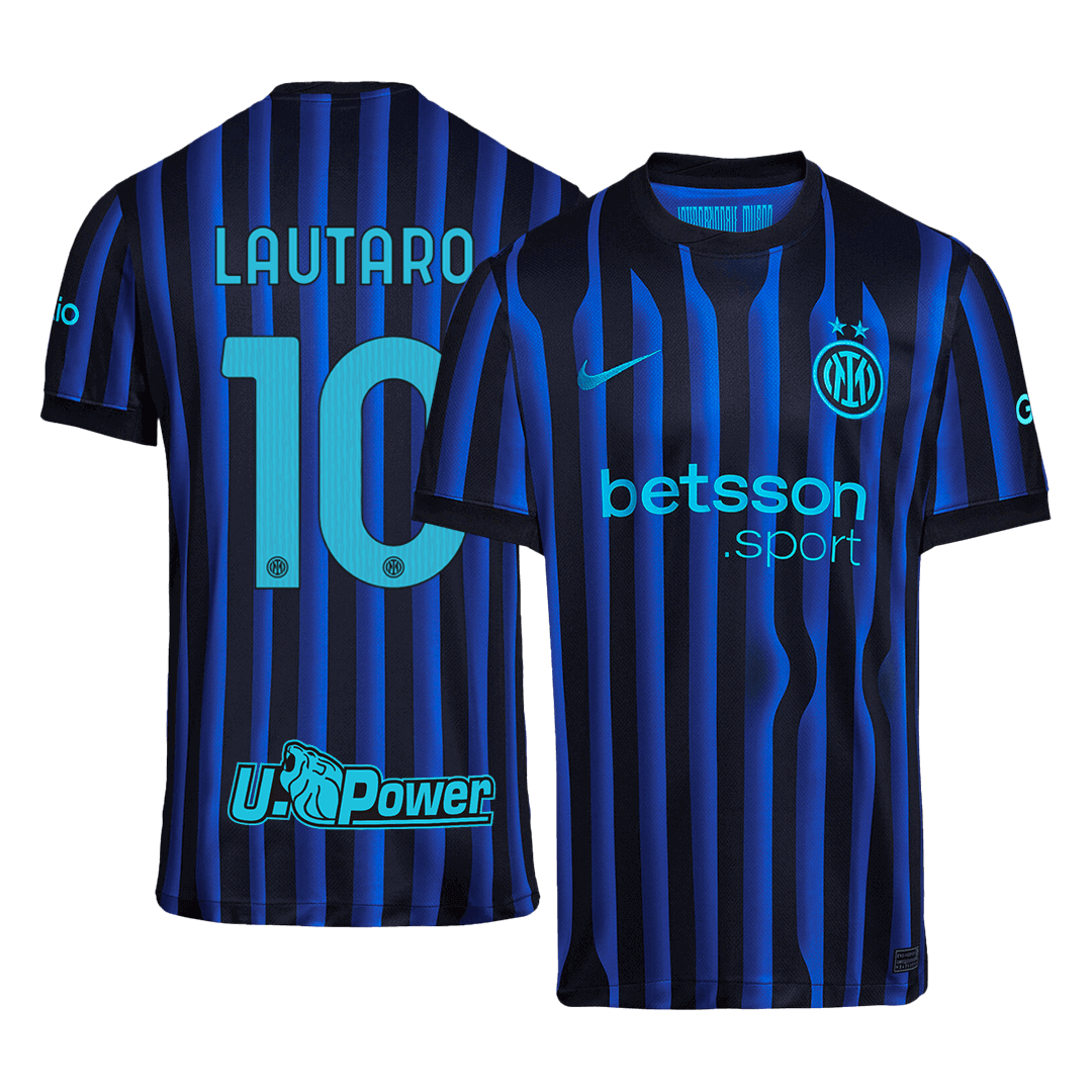 Tricouri Fotbal Inter Milano LAUTARO #10 Acasă 2025/26 (mărime mare)