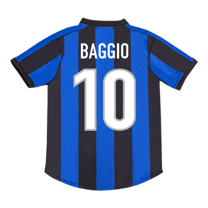 Tricouri Fotbal Vintage Inter Milano BAGGIO #10 Acasă 1999/00
