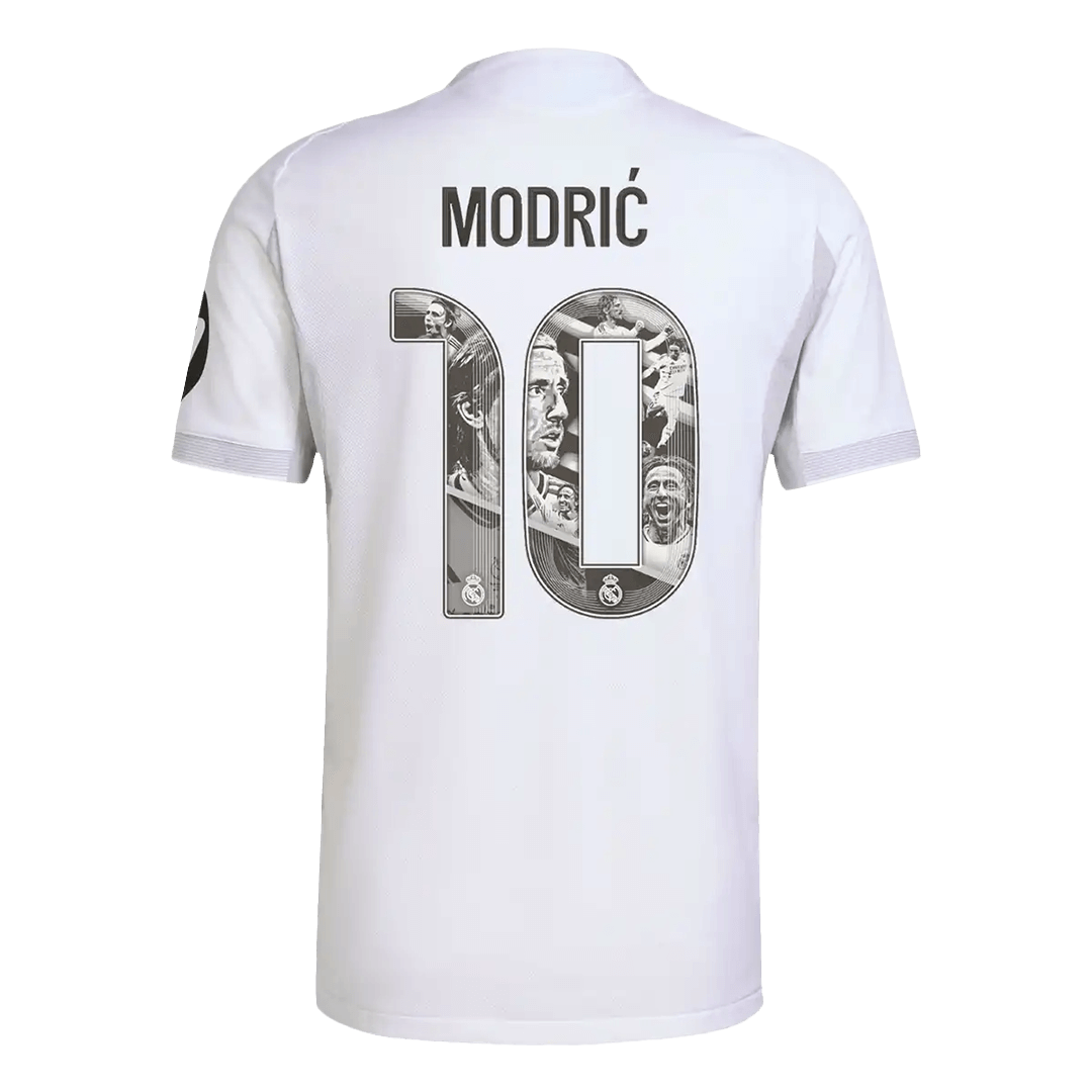 Tricouri Fotbal Real Madrid MODRIĆ Special #10 Acasă 2025/26 Authentic - Premium
