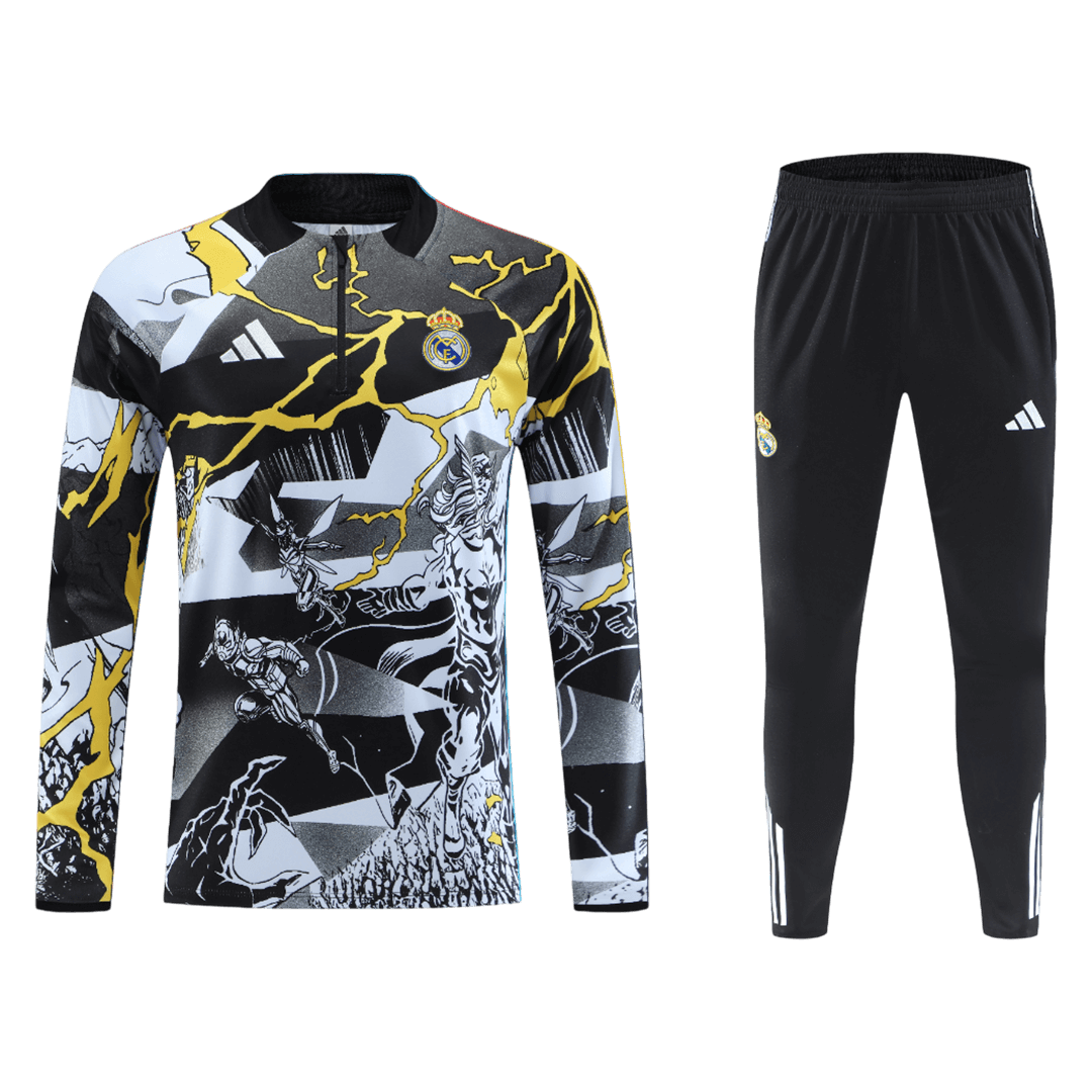 Set Bluză Real Madrid 2025/26 Pentru Copii - Black