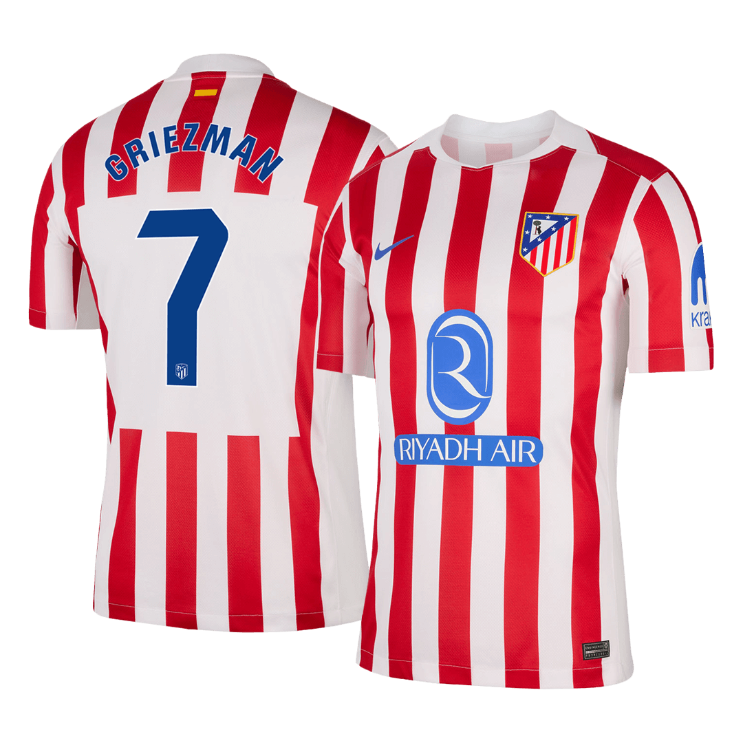 Tricouri Fotbal Atletico Madrid GRIEZMANN #7 Acasă 2025/26