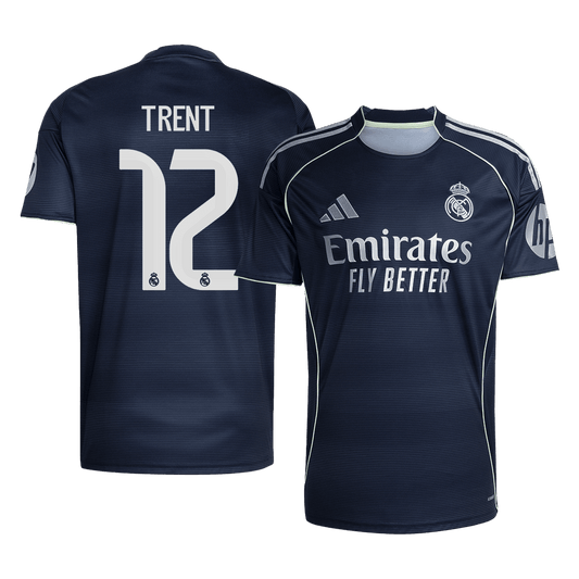 Tricouri Fotbal Real Madrid TRENT #12 Deplasare 2025/26 (mărime mare) - Premium