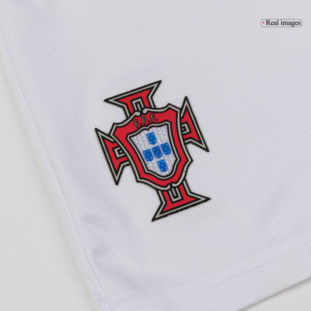 Set Tricouri Fotbal Portugalia Deplasare Cupa Mondială 2026 Pentru Copii