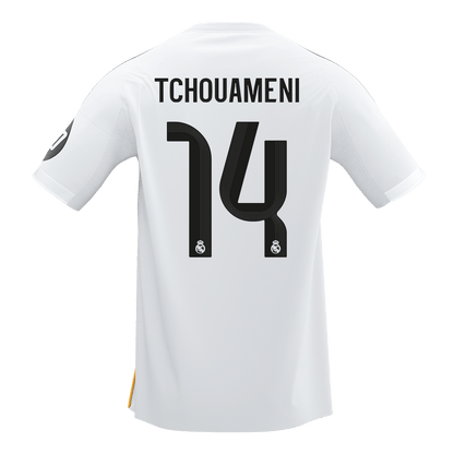 Tricouri Fotbal Real Madrid TCHOUAMENI #14 Acasă 2025/26 - Premium