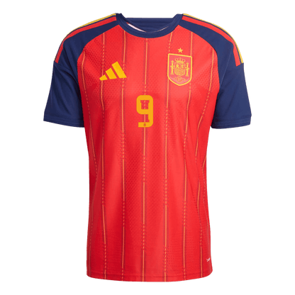 Tricouri Fotbal Spania GAVI	 #9 Acasă Cupa Mondială 2026 Authentic