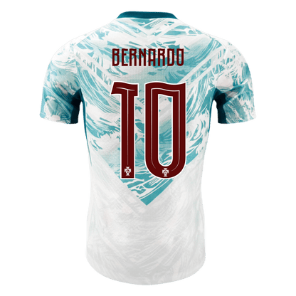 Tricouri Fotbal Portugalia BERNARDO #10 Deplasare Cupa Mondială 2026 Authentic