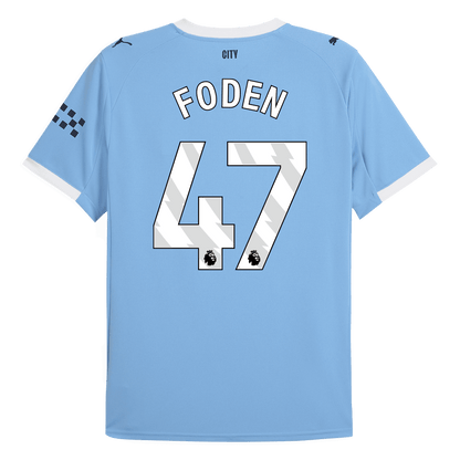 Tricouri Fotbal Manchester City FODEN #47 Acasă 2025/26 - Premium (mărime mare)
