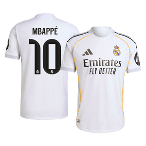 Tricouri Fotbal Real Madrid MBAPPÉ #10 Acasă 2025/26 Authentic - Premium