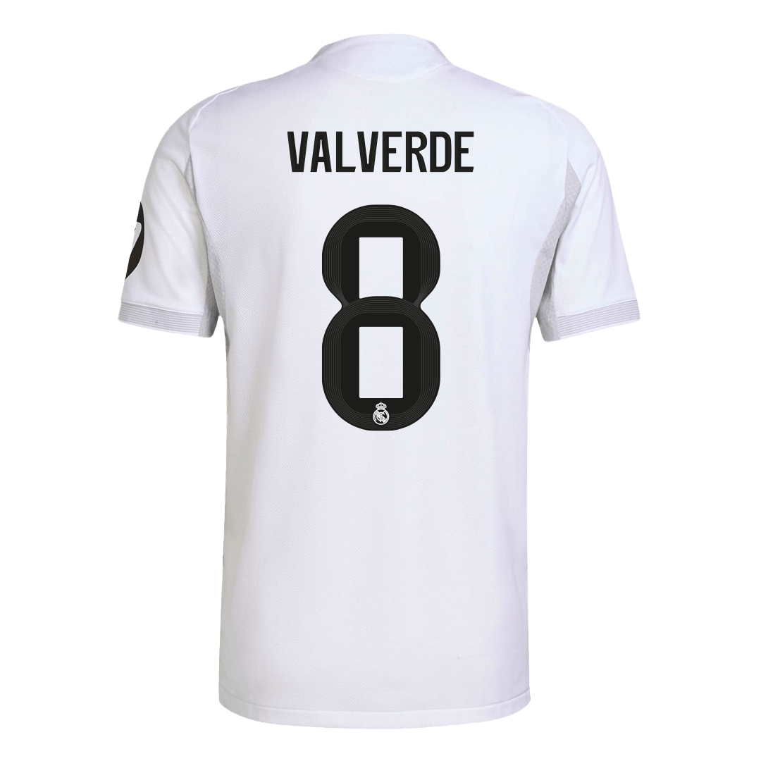 Tricouri Fotbal Real Madrid VALVERDE #8 Acasă 2025/26 Authentic - Premium