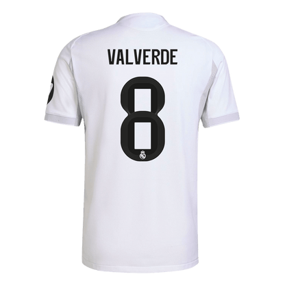 Tricouri Fotbal Real Madrid VALVERDE #8 Acasă 2025/26 Authentic - Premium