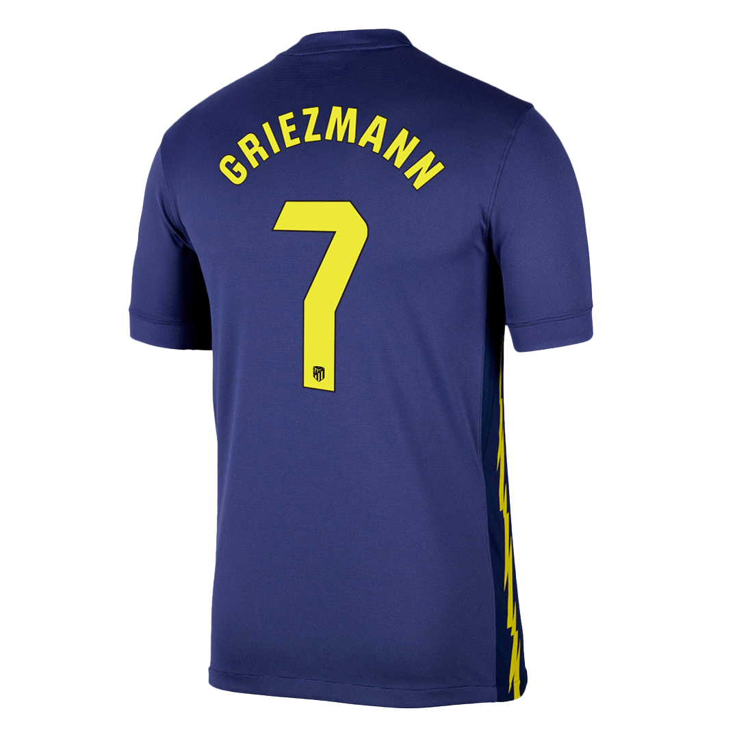 Tricouri Fotbal Atletico Madrid GRIEZMANN #7 Deplasare 2025/26