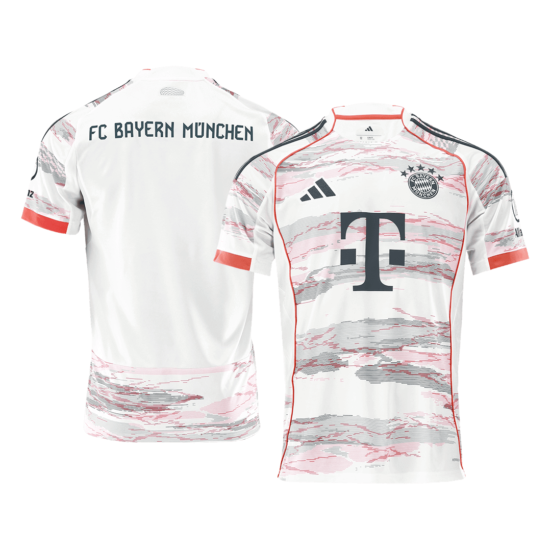 Tricouri Fotbal Bayern Munchen Deplasare 2025/26 (mărime mare)