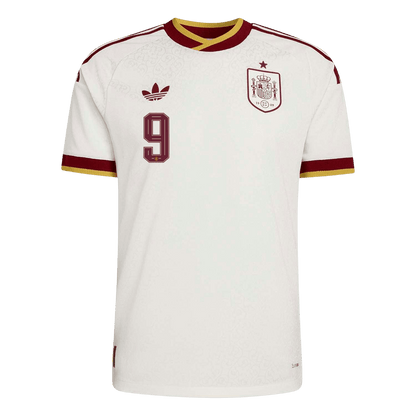 Tricouri Fotbal Spania GAVI #9 Deplasare Cupa Mondială 2026 Authentic