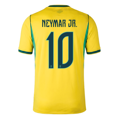 Tricouri Fotbal Brazilia NEYMAR JR. #10 Acasă Cupa Mondială 2026 - Premium