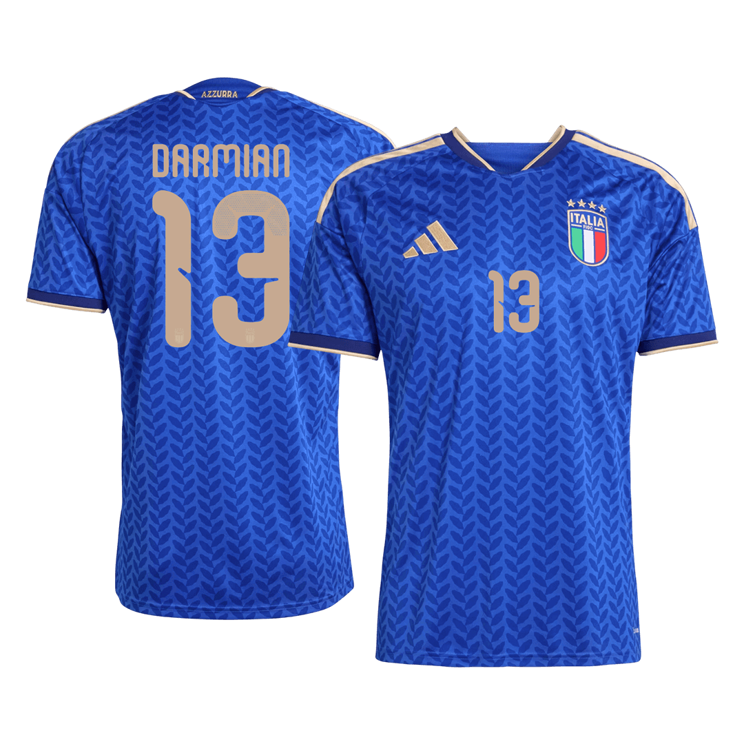 Tricouri Fotbal Italia DARMIAN #13 Acasă Cupa Mondială 2026 - Premium