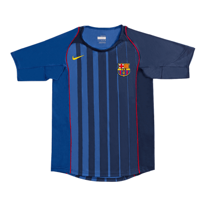 Tricouri Fotbal Vintage Barcelona MESSI #30 Deplasare 2004/05