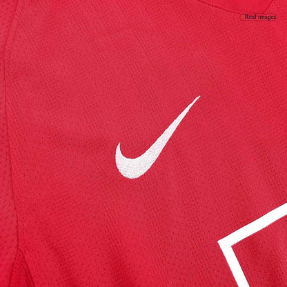 Tricouri Fotbal Vintage Manchester United ROONEY #10 Acasă 2007/08 Mânecă Lungă