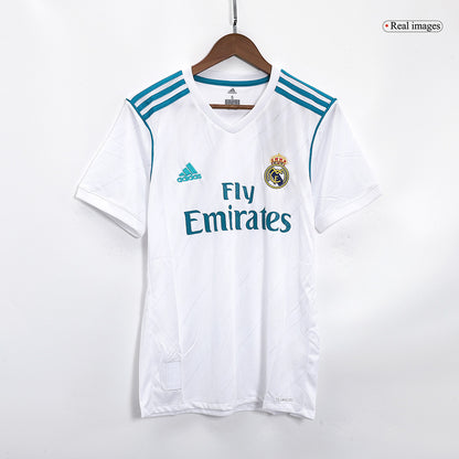Tricouri Fotbal Vintage Real Madrid MODRIĆ #10 Acasă 2017/18