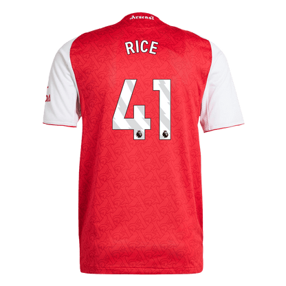 Tricouri Fotbal Arsenal RICE #41 Acasă 2025/26 Authentic