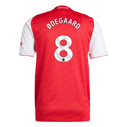 Tricouri Fotbal Arsenal ØDEGAARD #8 Acasă 2025/26 Authentic