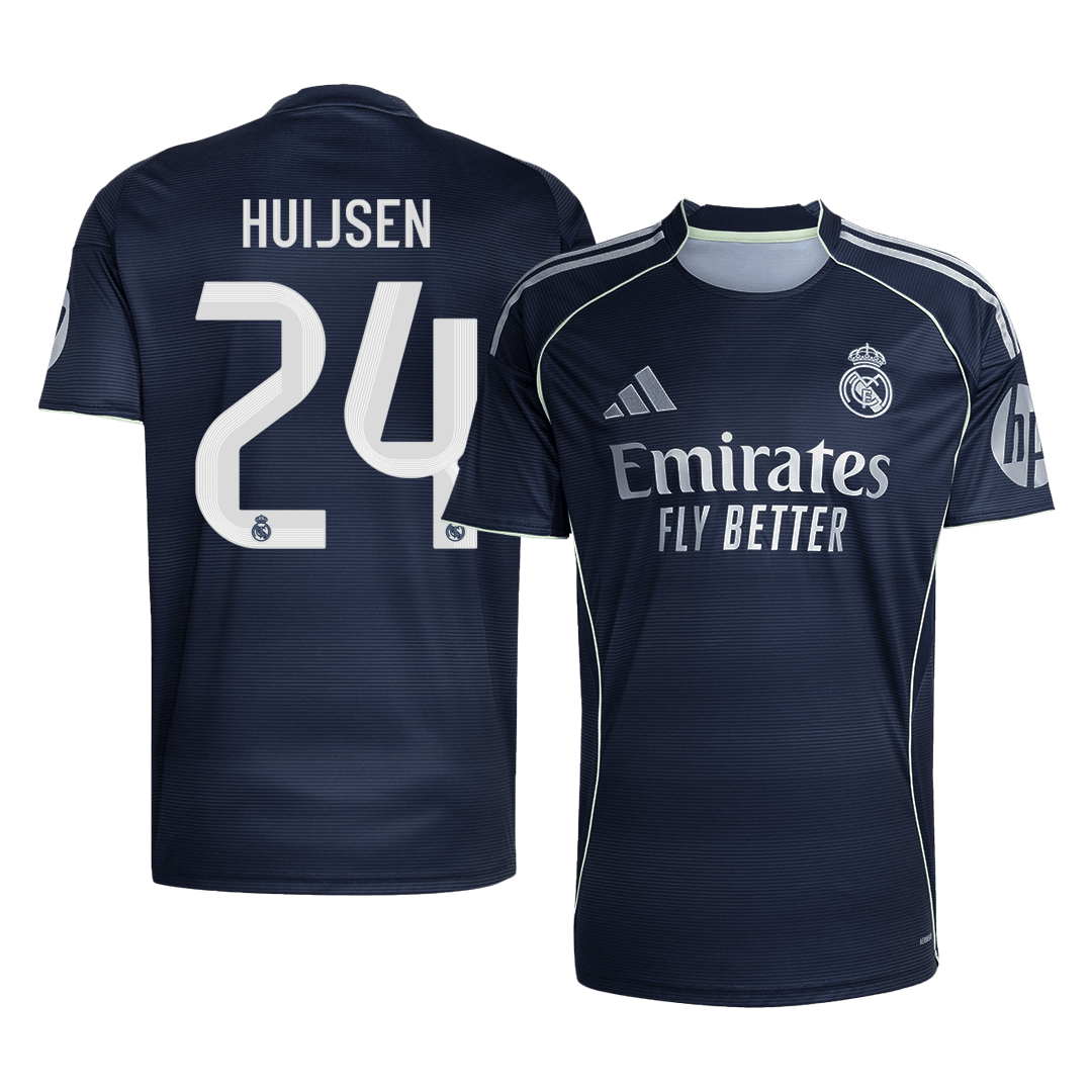 Tricouri Fotbal Real Madrid HUIJSEN #24 Deplasare 2025/26 (mărime mare) - Premium