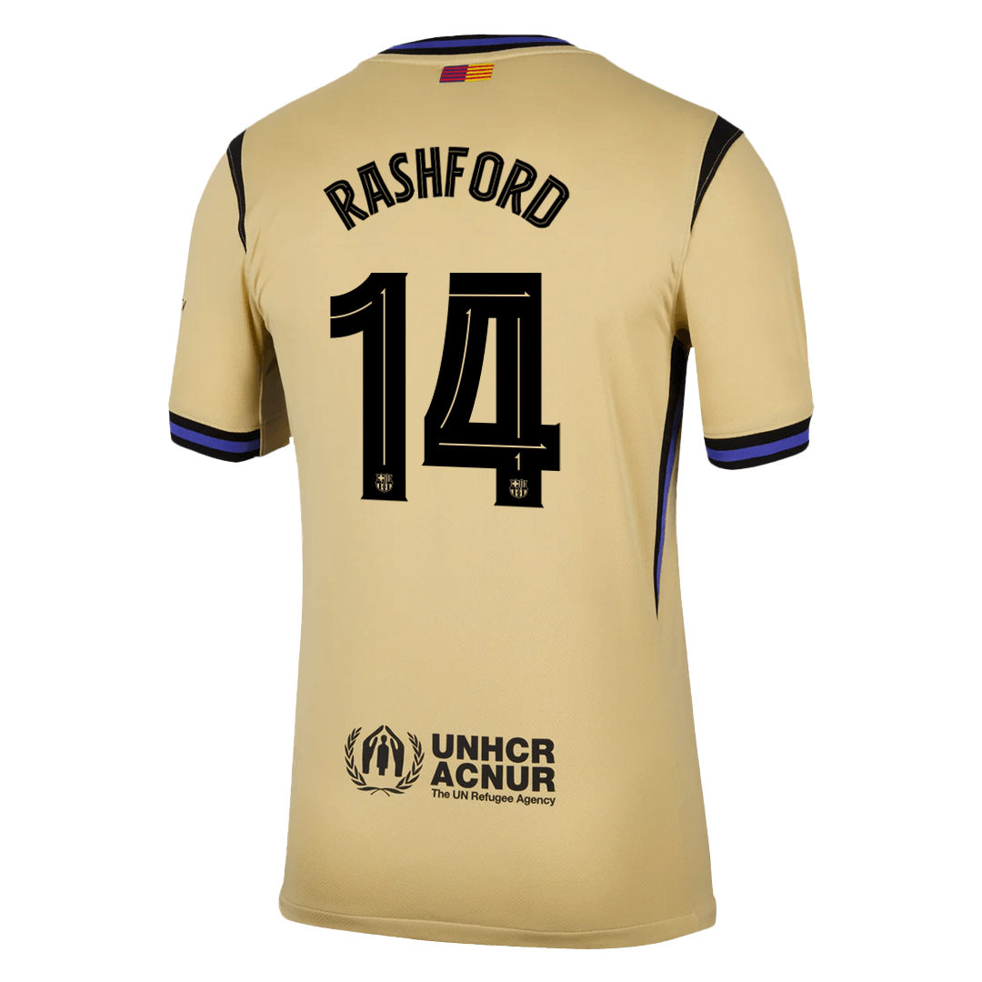 Tricouri Fotbal Barcelona RASHFORD #14 Deplasare 2025/26 - UCL (mărime mare)