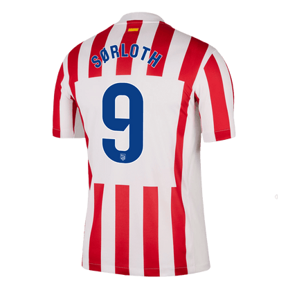 Tricouri Fotbal Atletico Madrid SØRLOTH #9 Acasă 2025/26