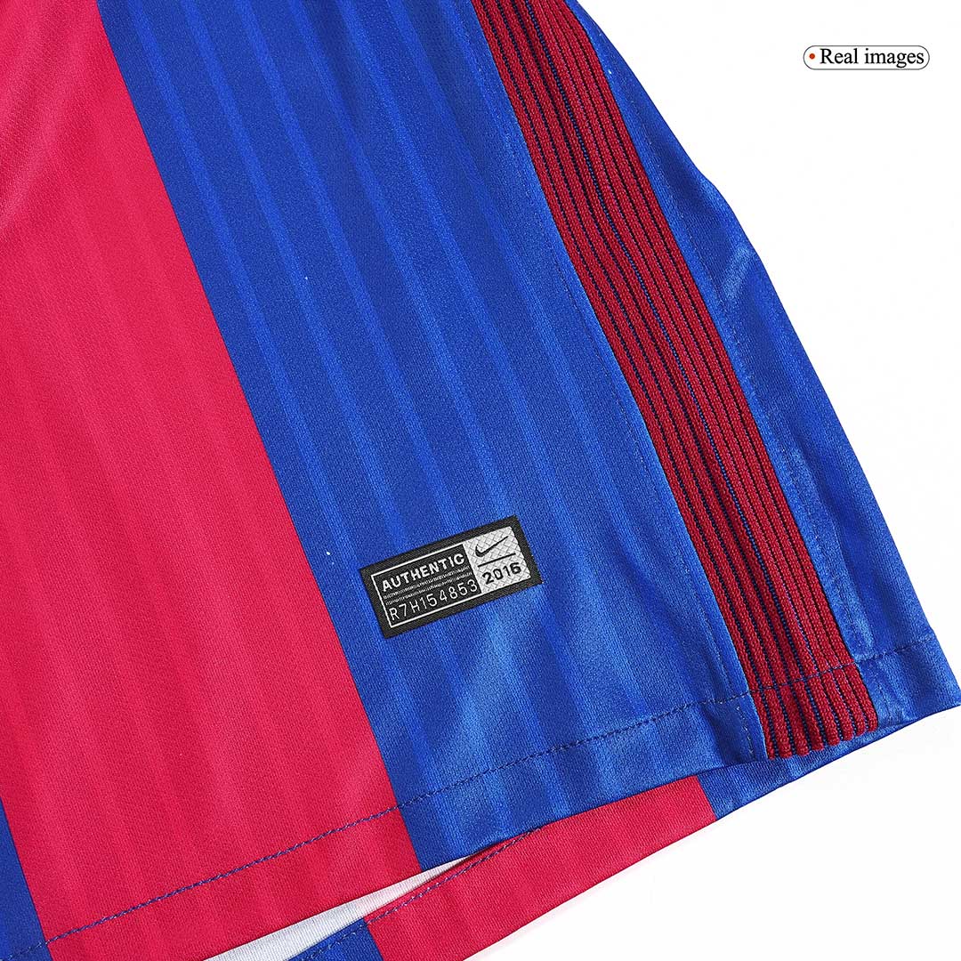 Tricouri Fotbal Vintage Barcelona MESSI #10 Acasă 2016/17