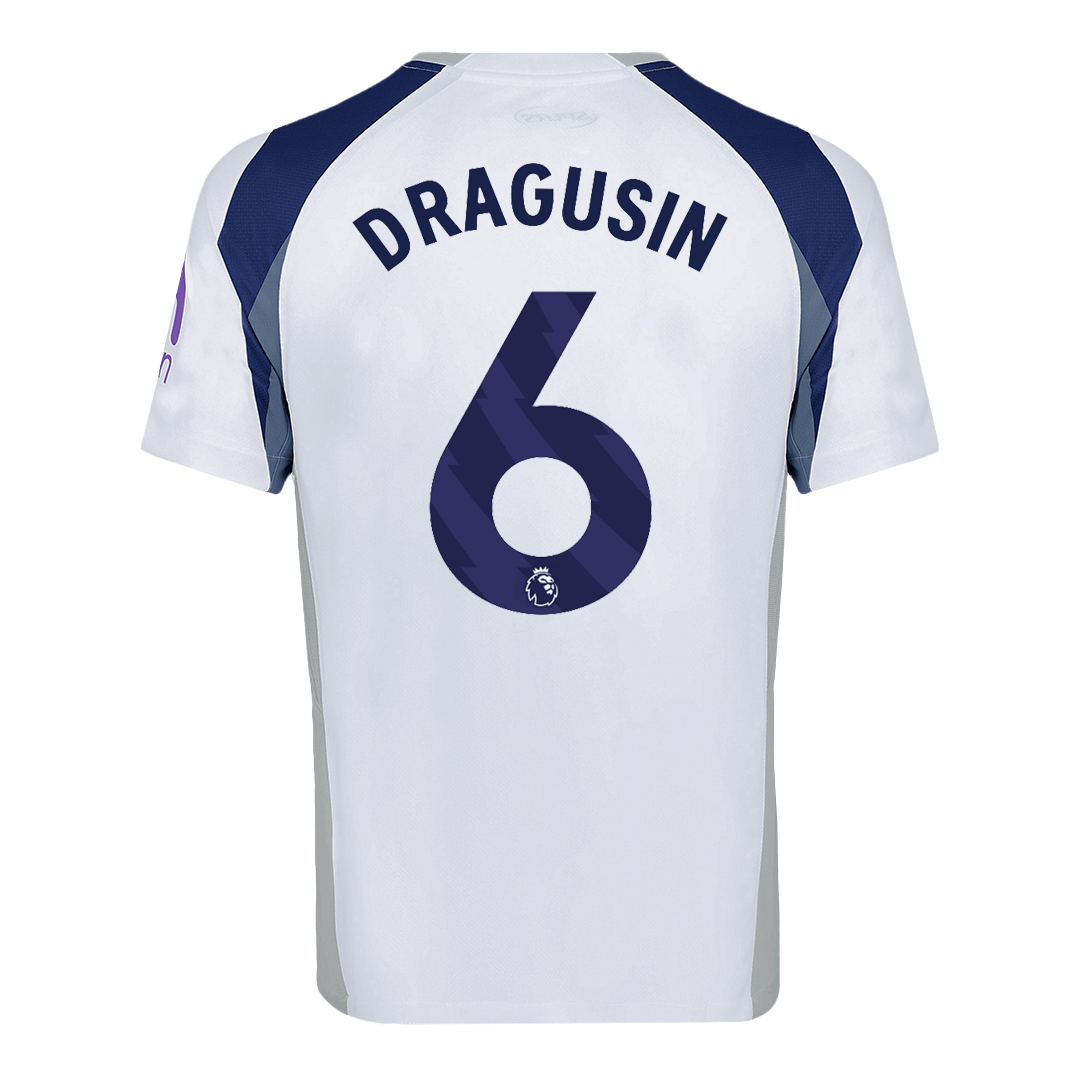 Tricouri Fotbal Tottenham Hotspur DRAGUSIN #6 Acasă 2025/26