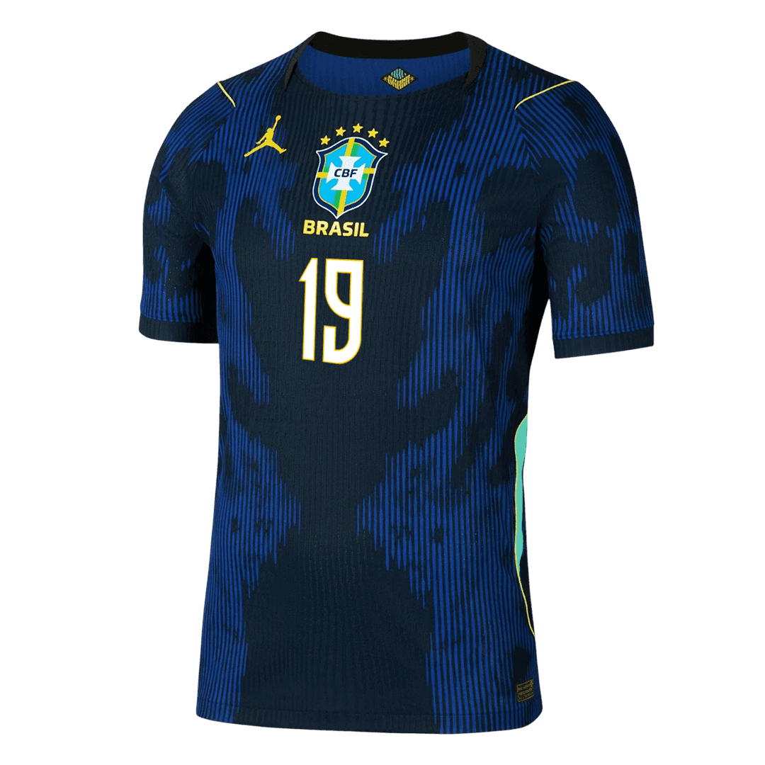 Tricouri Fotbal Brazilia ENDRICK #19 Deplasare Cupa Mondială 2026 Authentic