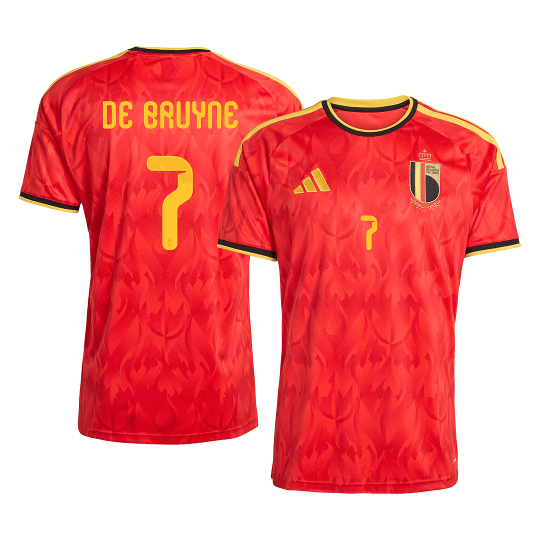 Tricouri Fotbal Belgium DE BRUYNE #7 Acasă Cupa Mondială 2026