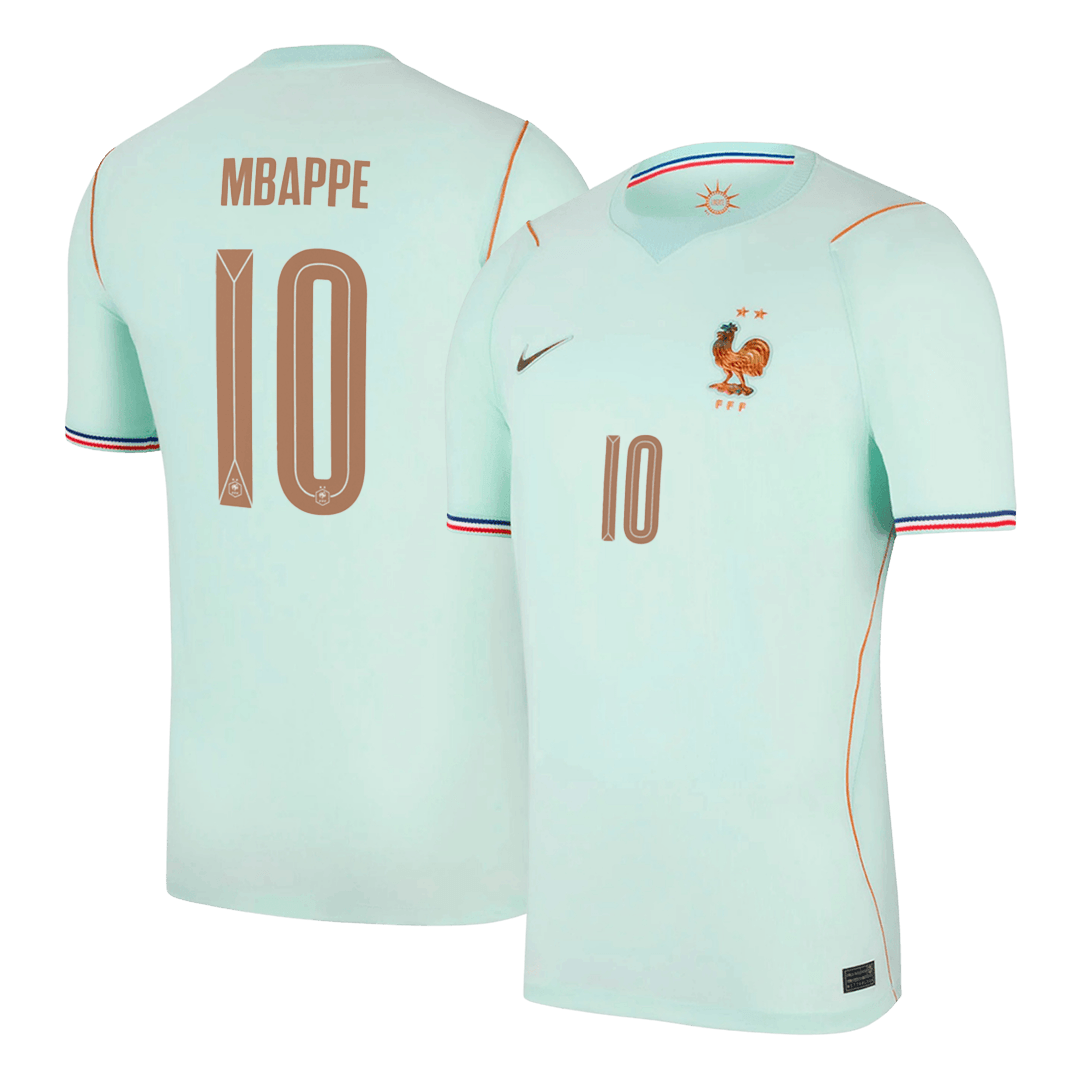 Tricouri Fotbal Franța MBAPPE #10 Deplasare Cupa Mondială 2026