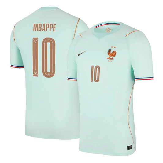 Tricouri Fotbal Franța MBAPPE #10 Deplasare Cupa Mondială 2026