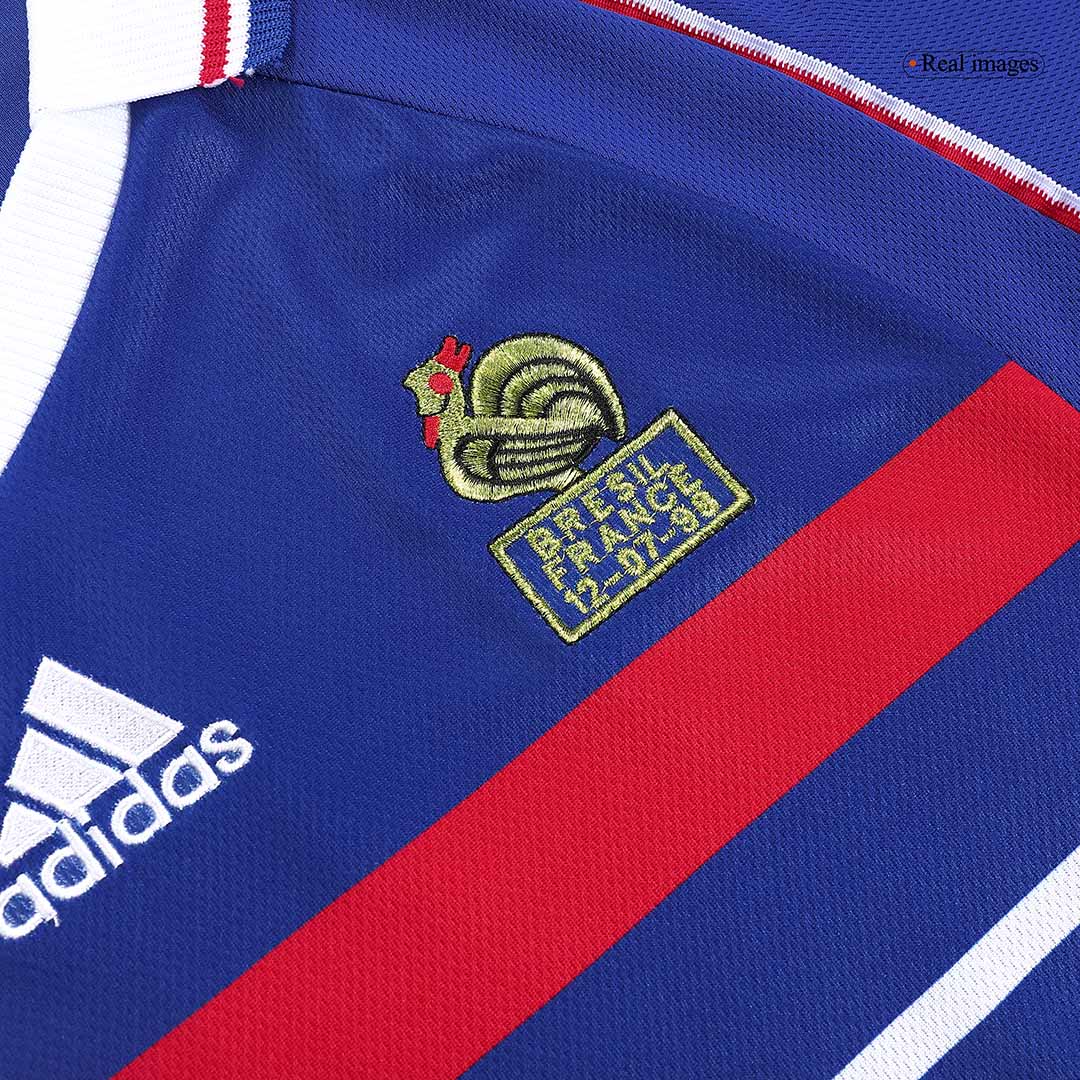 Tricouri Fotbal Vintage Franța HENRY #12 Acasă 1998