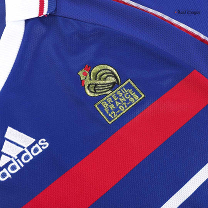 Tricouri Fotbal Vintage Franța HENRY #12 Acasă 1998