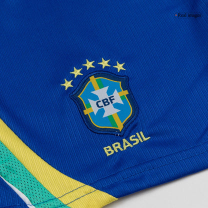 Set Tricouri Fotbal Brazilia Acasă Cupa Mondială 2026 Pentru Copii