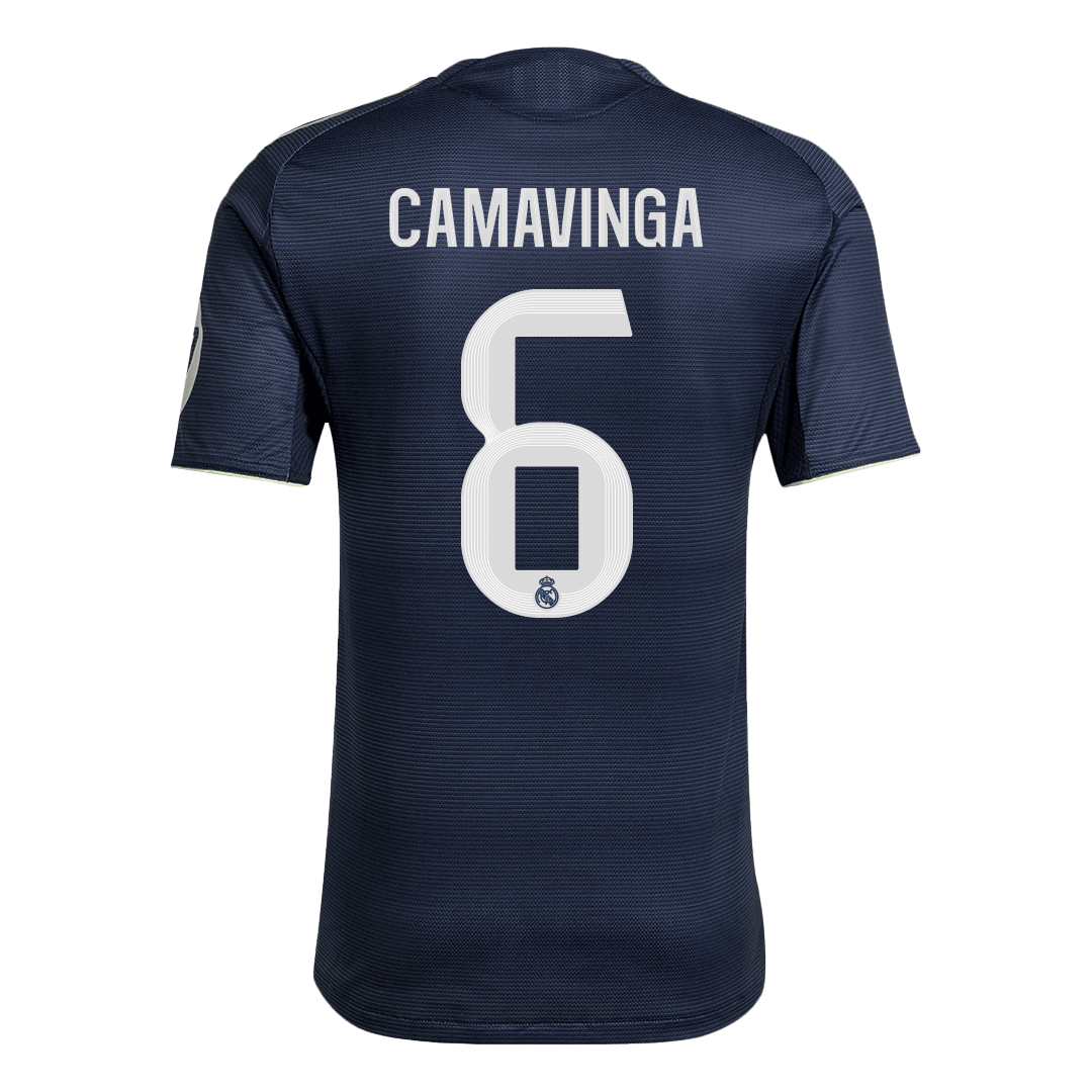 Tricouri Fotbal Real Madrid CAMAVINGA #6 Deplasare 2025/26 Authentic - Premium