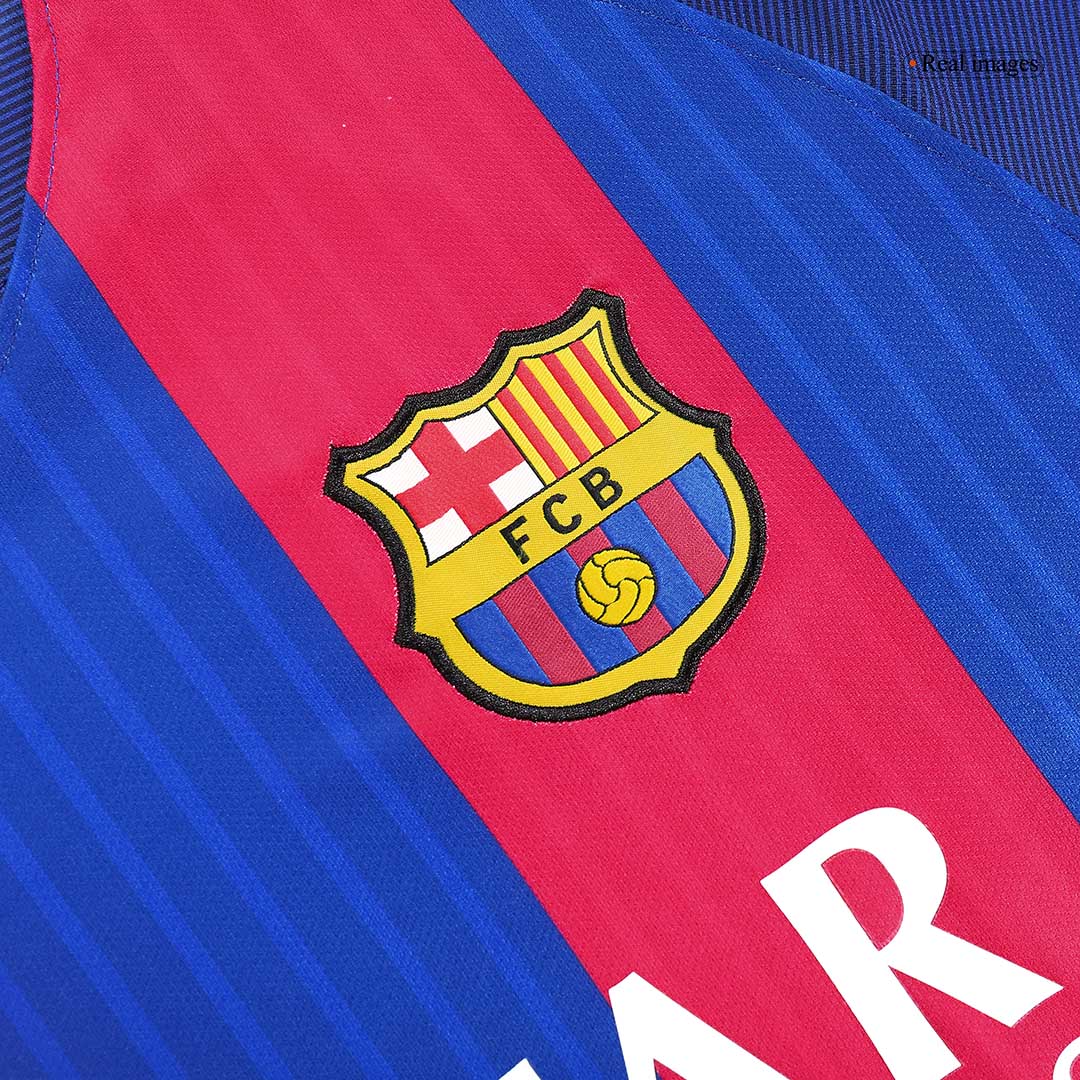 Tricouri Fotbal Vintage Barcelona Acasă 2016/17