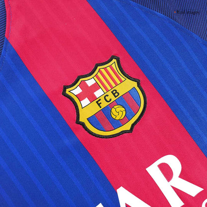 Tricouri Fotbal Vintage Barcelona Acasă 2016/17